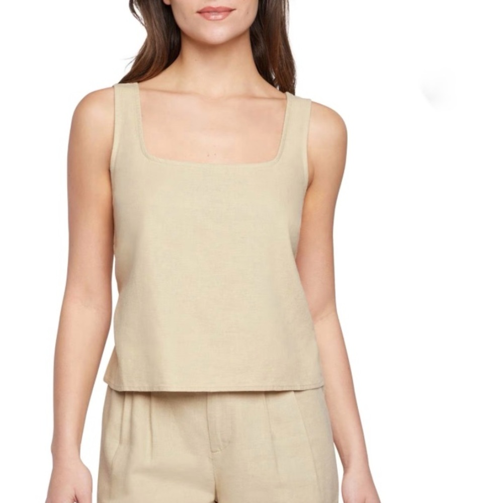 Express Linen Tank Top Cream‎ Size XL or XXL - Picture 11 of 11